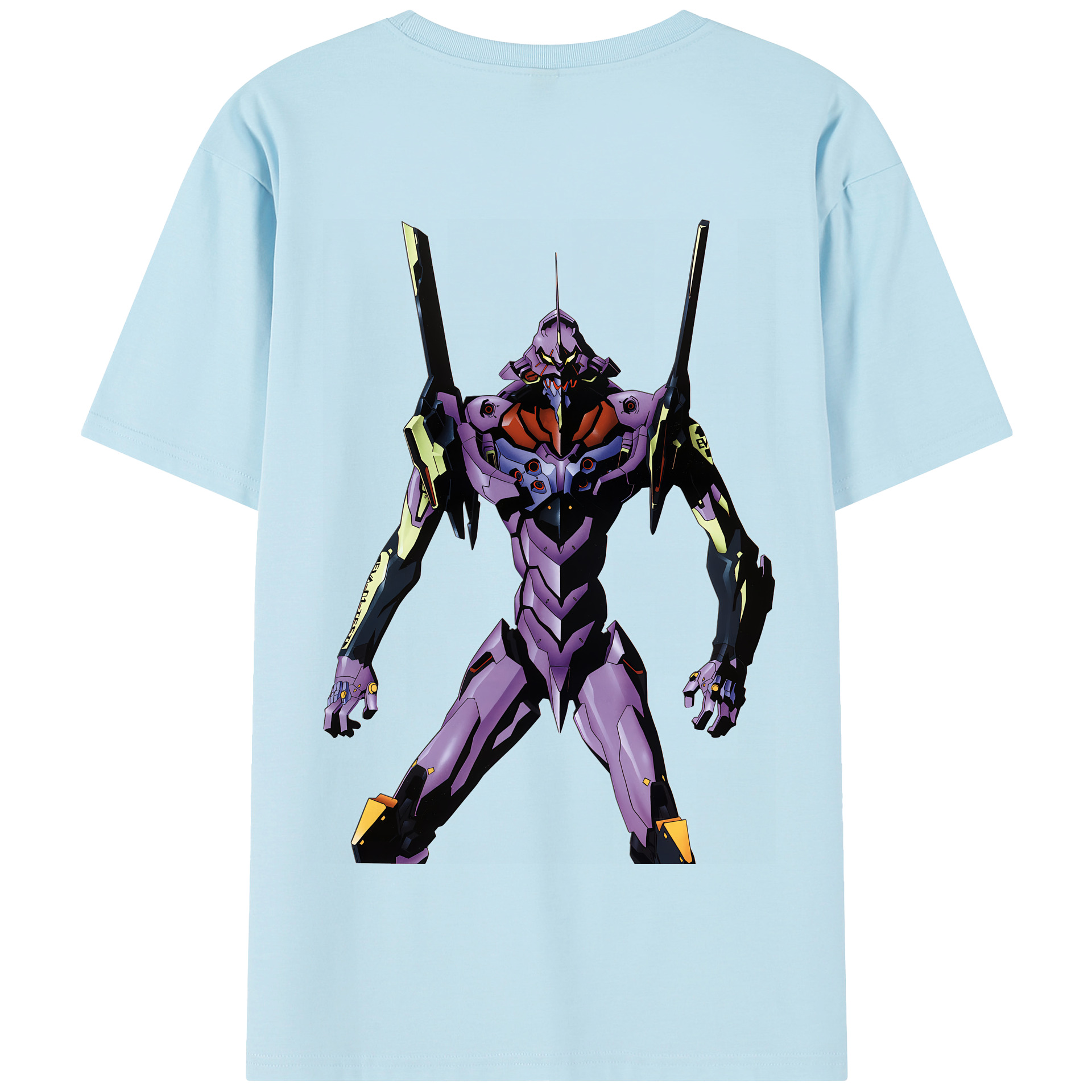 （画像用） EVA 新世紀エヴァンゲリオン 綿100％半袖Tシャツ（背面プリント）